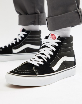 Vans Sk8-Hi Crne - Muške Tenisice | 36921YWJV